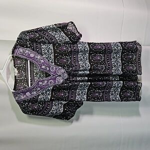 Studio Y Semi-Sheer Top Sz S